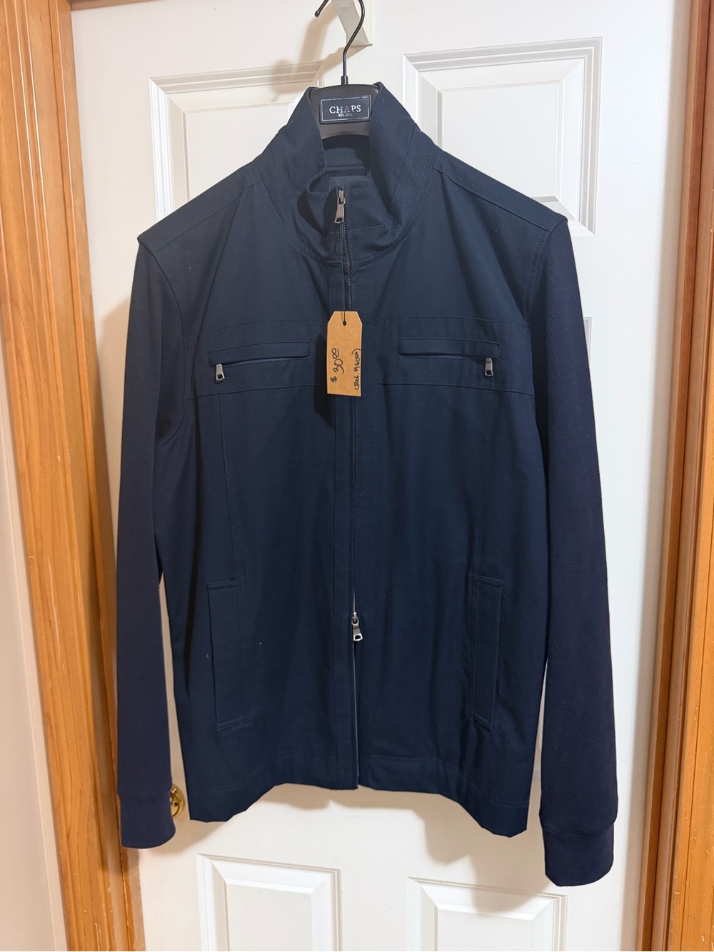 Banana Republic Navy Lightweight Zip Jacket